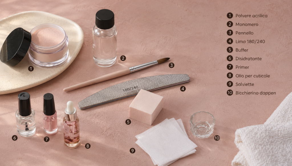 Kit per unghie acriliche